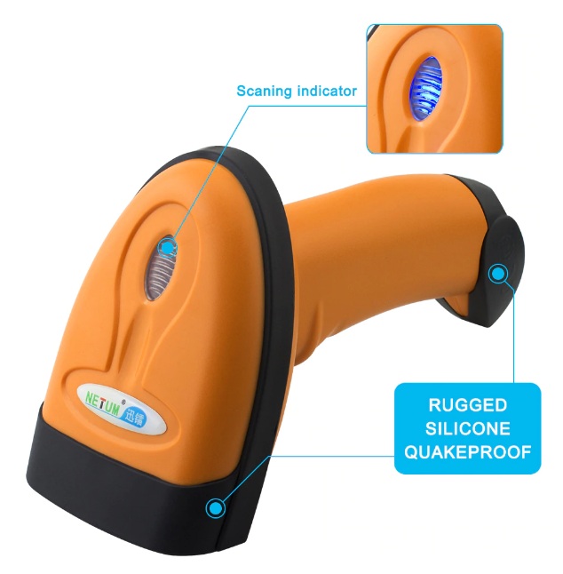 Wireless QR Barcode Scanner Hobbyist.co.nz